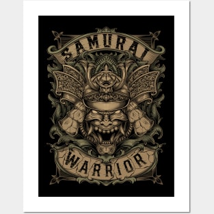 Samurai Warrior Posters and Art